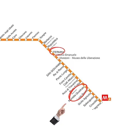 Lejlighed Casetta Fari Metro A Tuscolana *